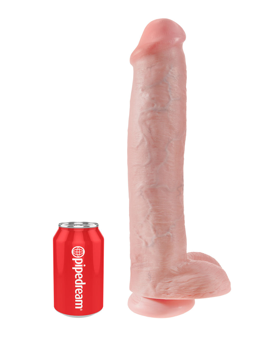 King Cock 15 Inch Cock With Balls - Light - Not Very Vanilla