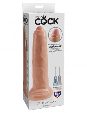 King Cock 9 Inch Uncut - Flesh - Not Very Vanilla