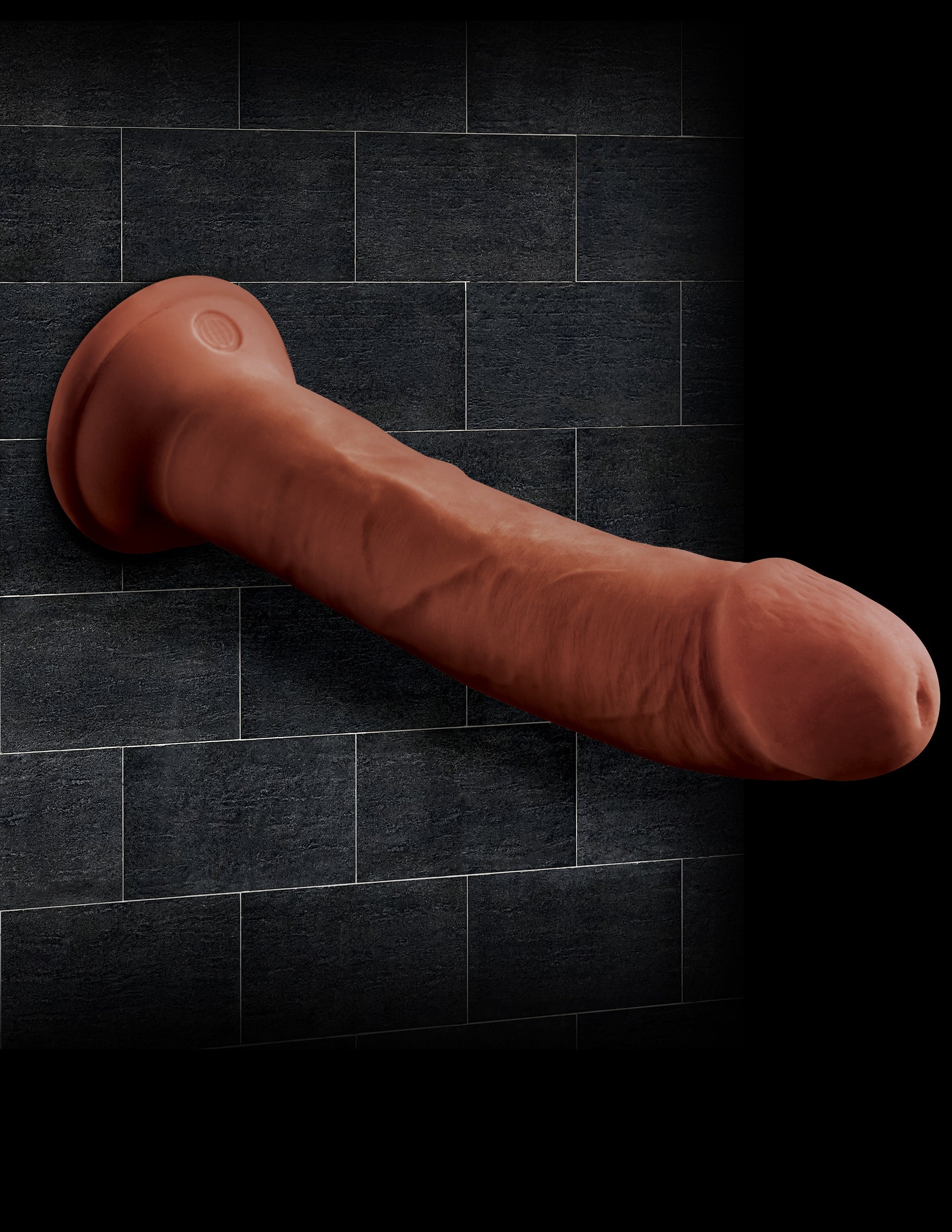 King Cock Plus Triple Density 8 Inch Cock - Brown - Not Very Vanilla