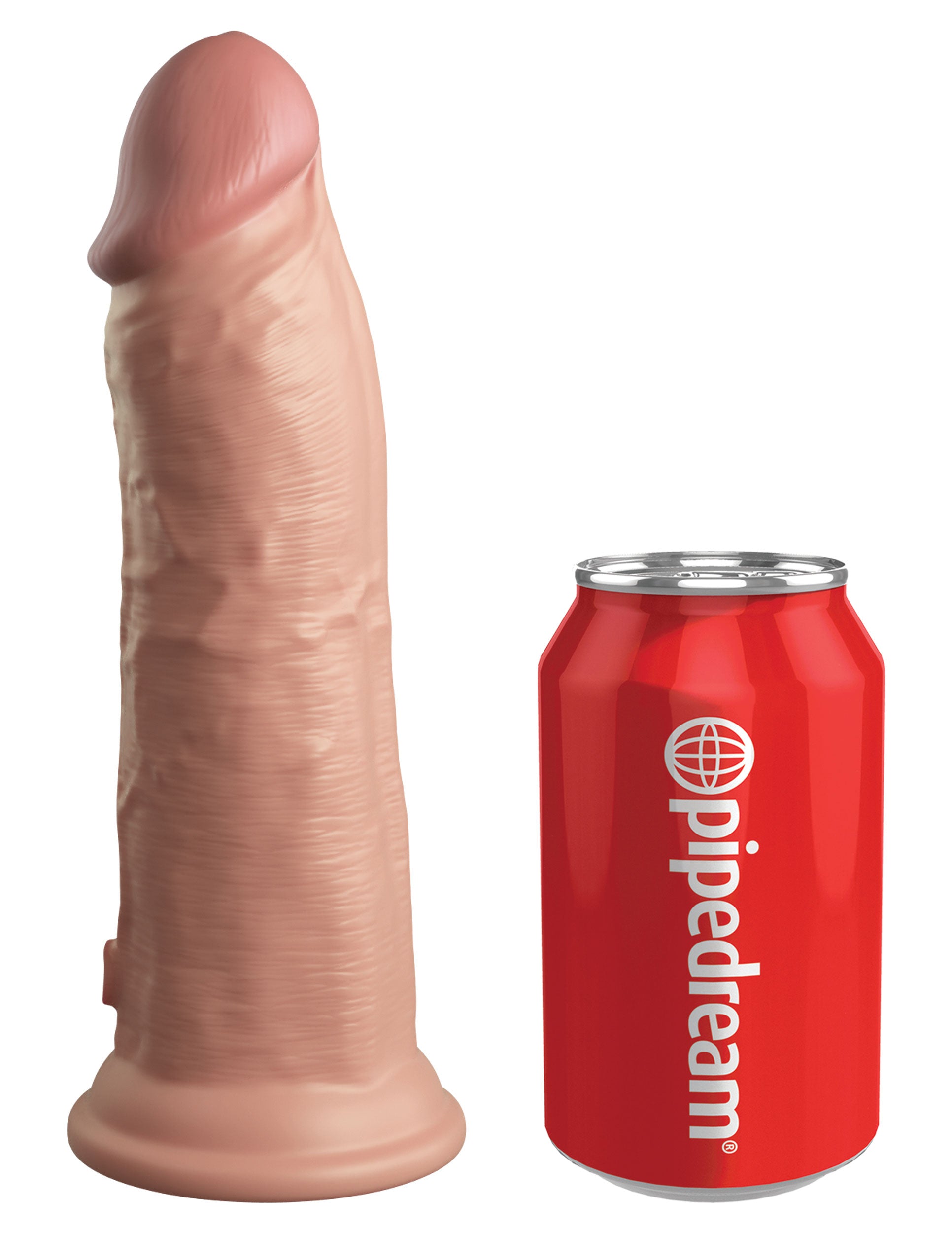 King Cock Elite 8 Inch Dual Density Silicone Cock - Light - Not Very Vanilla