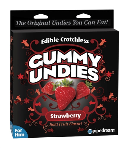 Gummy Undies - for Him - Strawberry - Not Very Vanilla