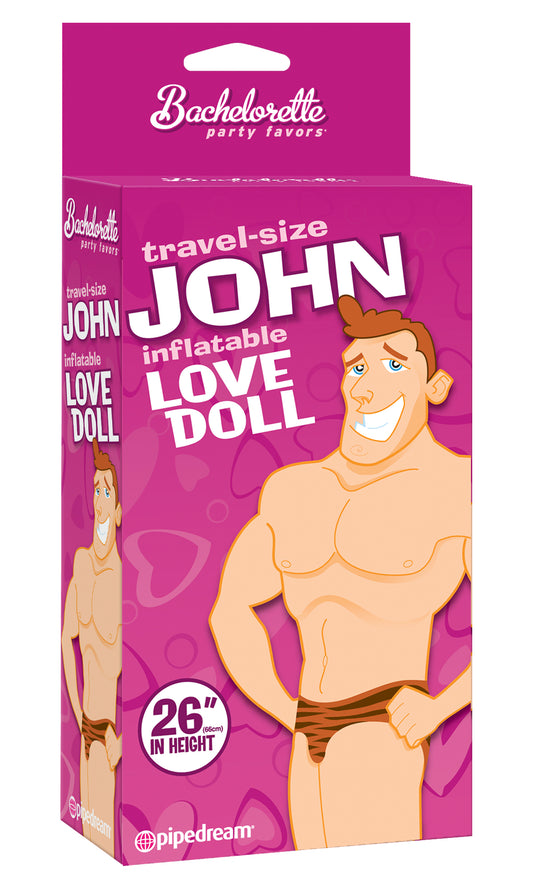 John Blow Up Doll - Travel Size - Not Very Vanilla