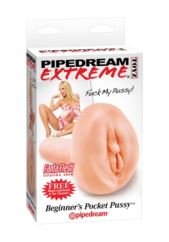 Pipedream Extreme Beginners Pocket Pussy - Not Very Vanilla