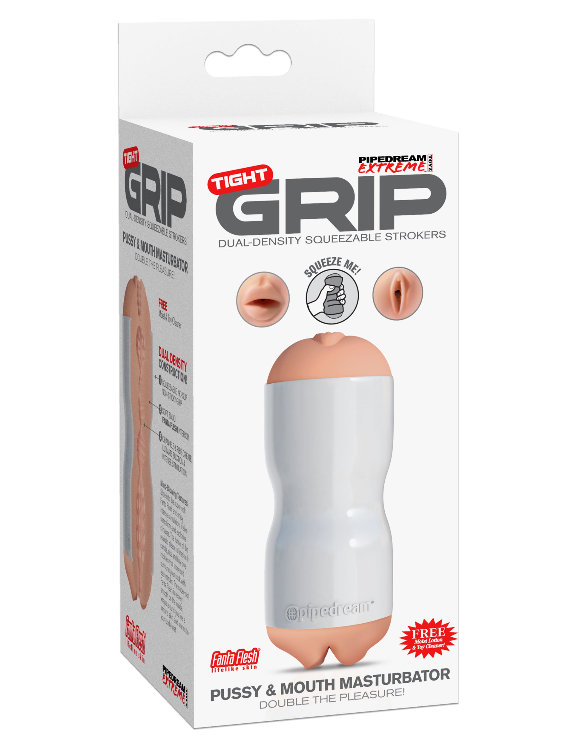 Pipedream Extreme Tight Grip Pussy and Mouth Masturbator - Not Very Vanilla