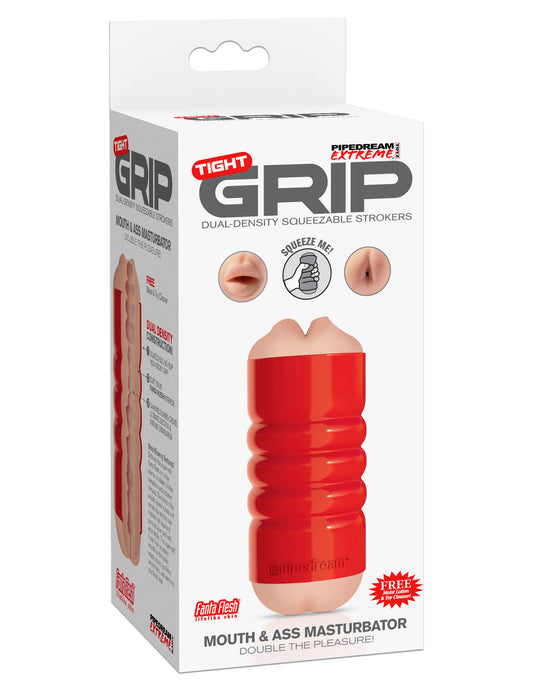 Pipedream Extreme Tight Grip Mouth and Ass Masturbator - Not Very Vanilla