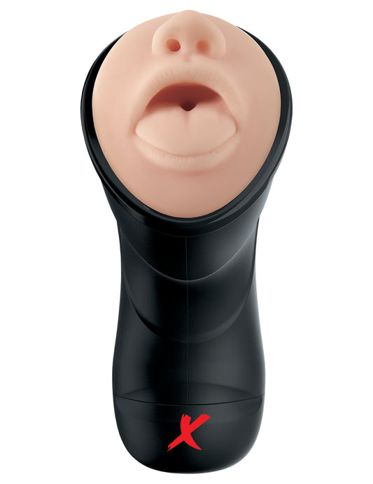 Pdx Elite Deep Throat Vibrating Stroker - Not Very Vanilla