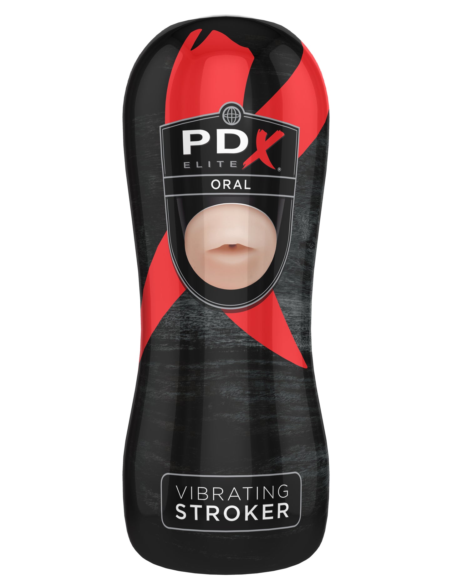 Pdx Elite Vibrating Stroker Oral - Not Very Vanilla