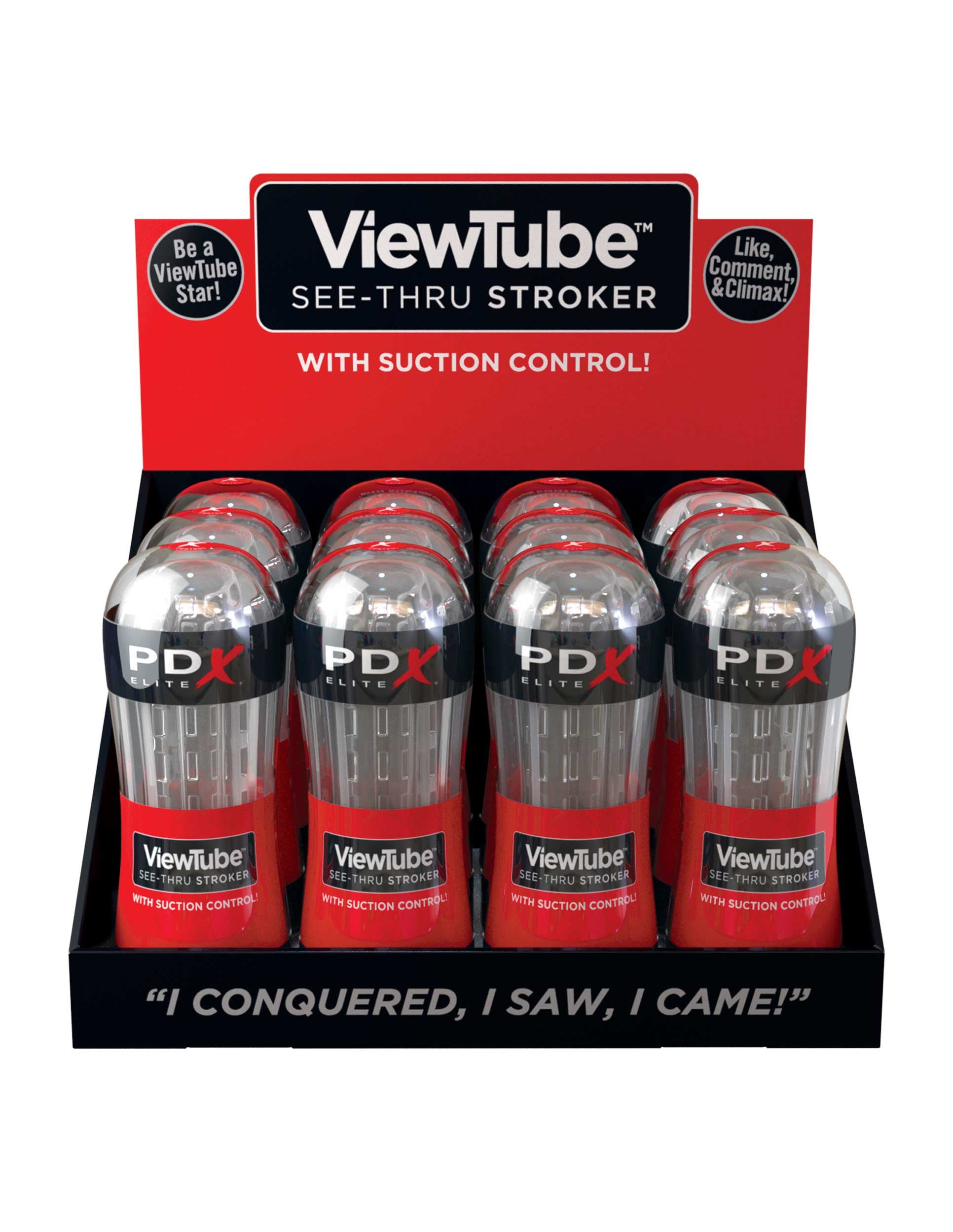 Viewtube Stroker Display - 12 Count - Not Very Vanilla