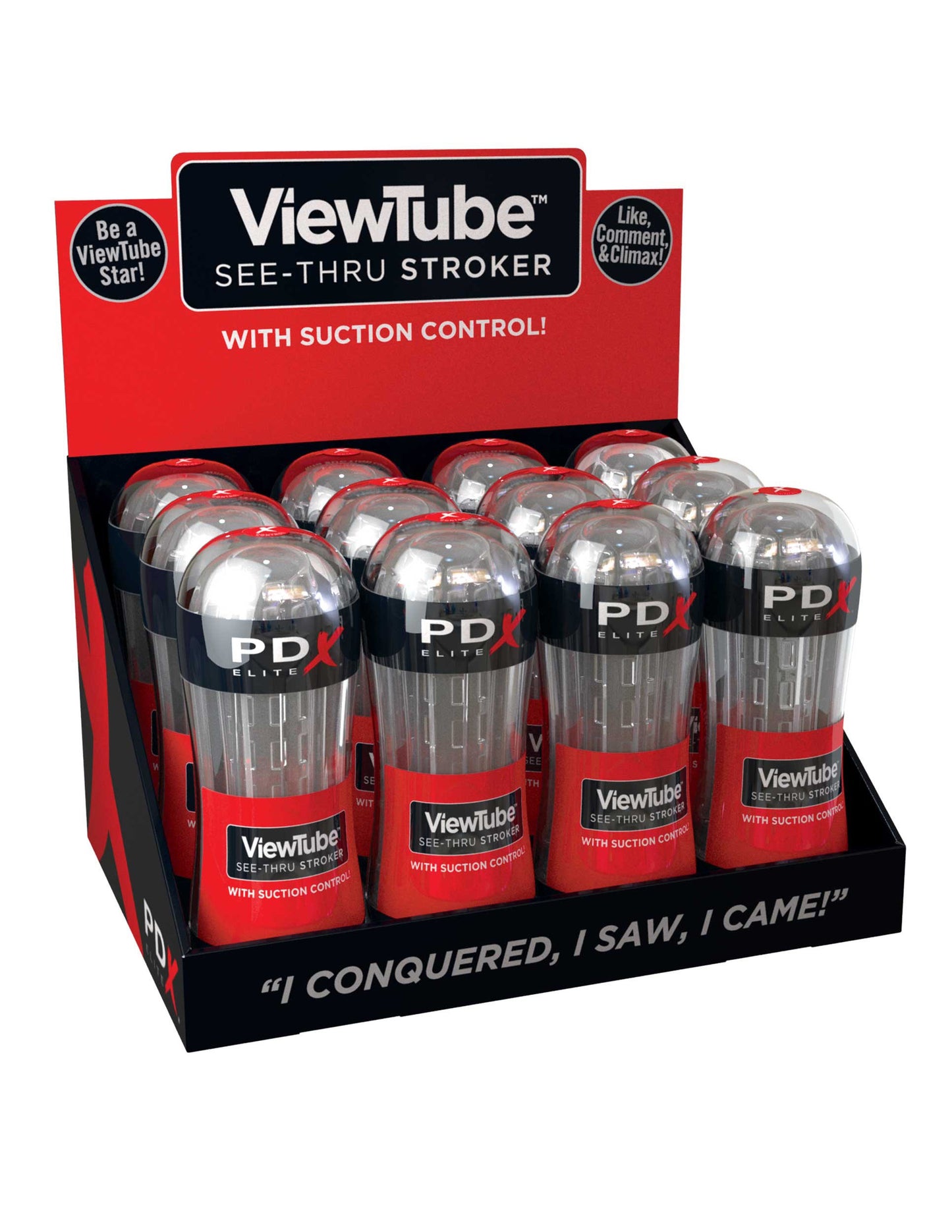 Viewtube Stroker Display - 12 Count - Not Very Vanilla