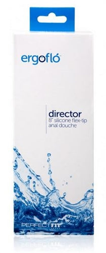 Ergoflo Director 8 Inch Silicone Flex - Tip Anal Douche - Not Very Vanilla