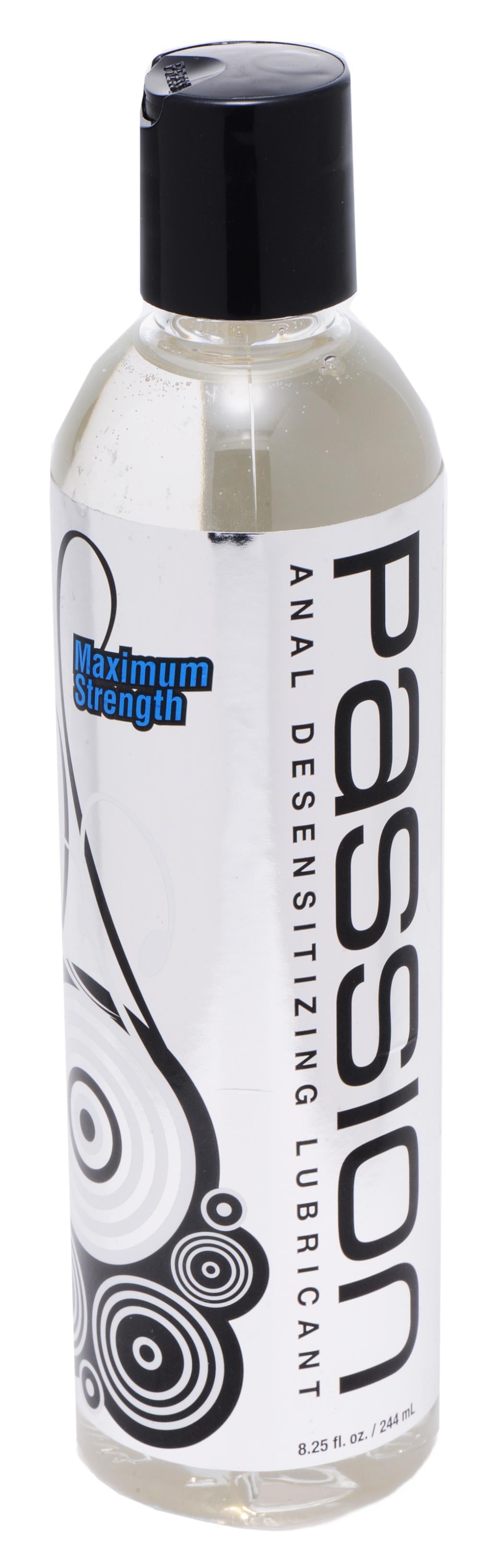 Passion Anal Desensitizing Lubricant - 3.5 Percent Lidocaine - 8.25 Fl. Oz. - Not Very Vanilla