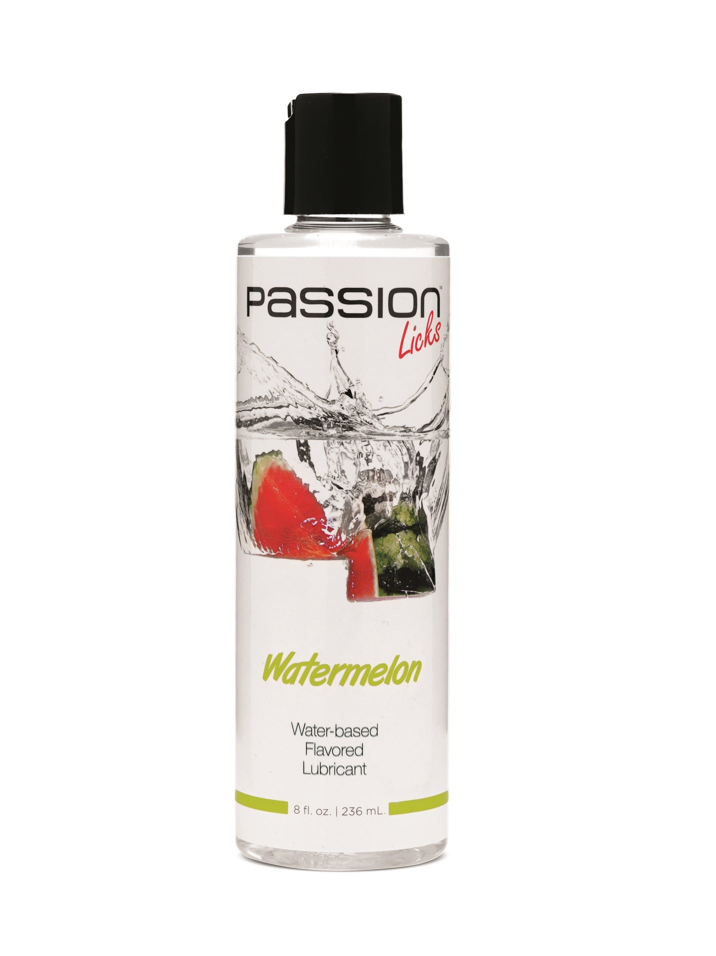 Passsion Licks Watermelon Water Based Flavored Lubricant 8 Fl Oz / 236 ml - Not Very Vanilla