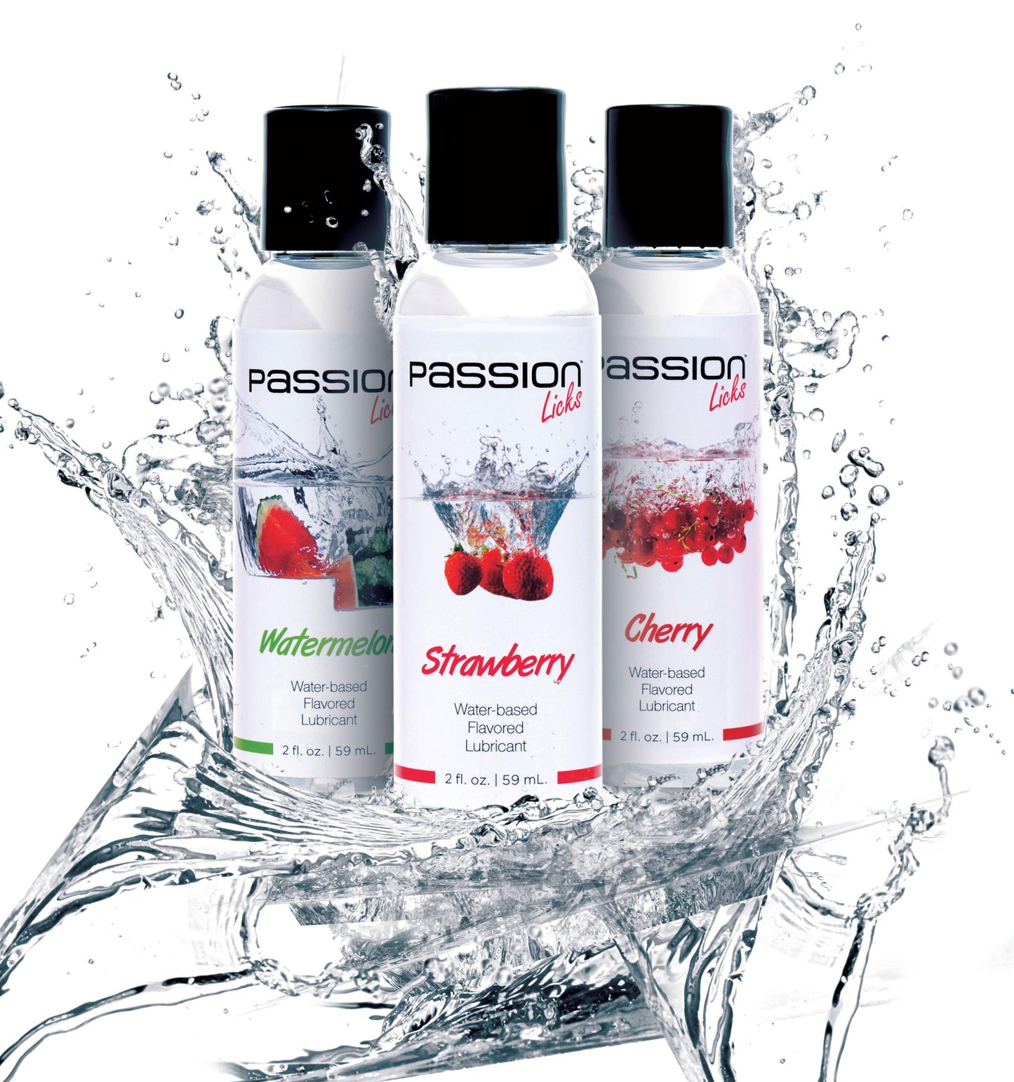 Passion Licks 3 Piece Flavored Lube Set - Not Very Vanilla