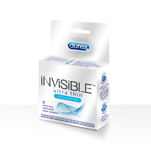 Durex Invisible 3 Pack - Not Very Vanilla