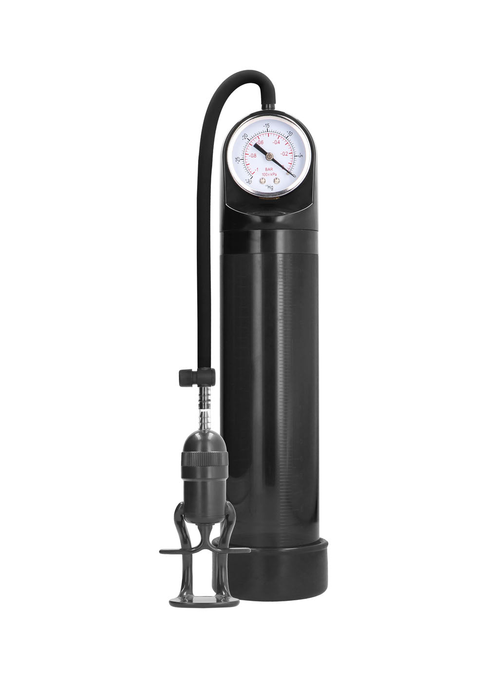 Deluxe Pump With Advanced Psi Gauge - Black - Not Very Vanilla