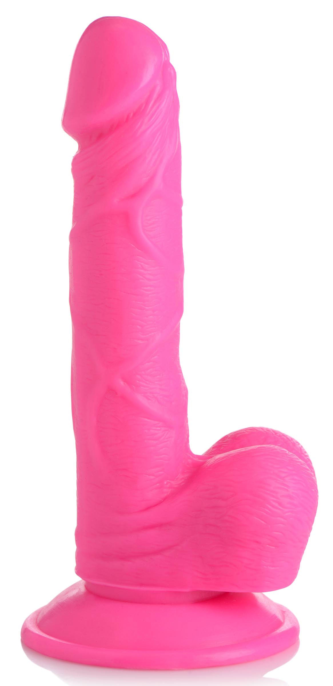 Pop Pecker 6.5 Inch Dildo With Balls - Pink - Not Very Vanilla