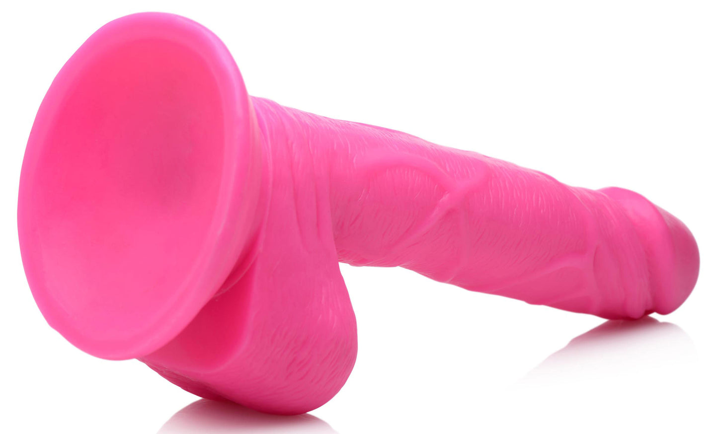 Pop Pecker 6.5 Inch Dildo With Balls - Pink - Not Very Vanilla