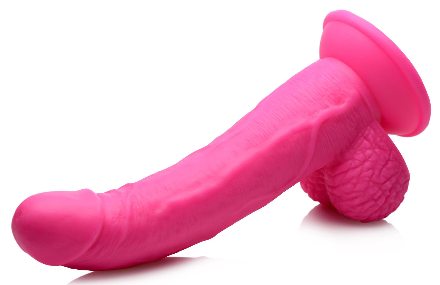 Pop Pecker 7.5 Inch Dildo With Balls - Pink - Not Very Vanilla