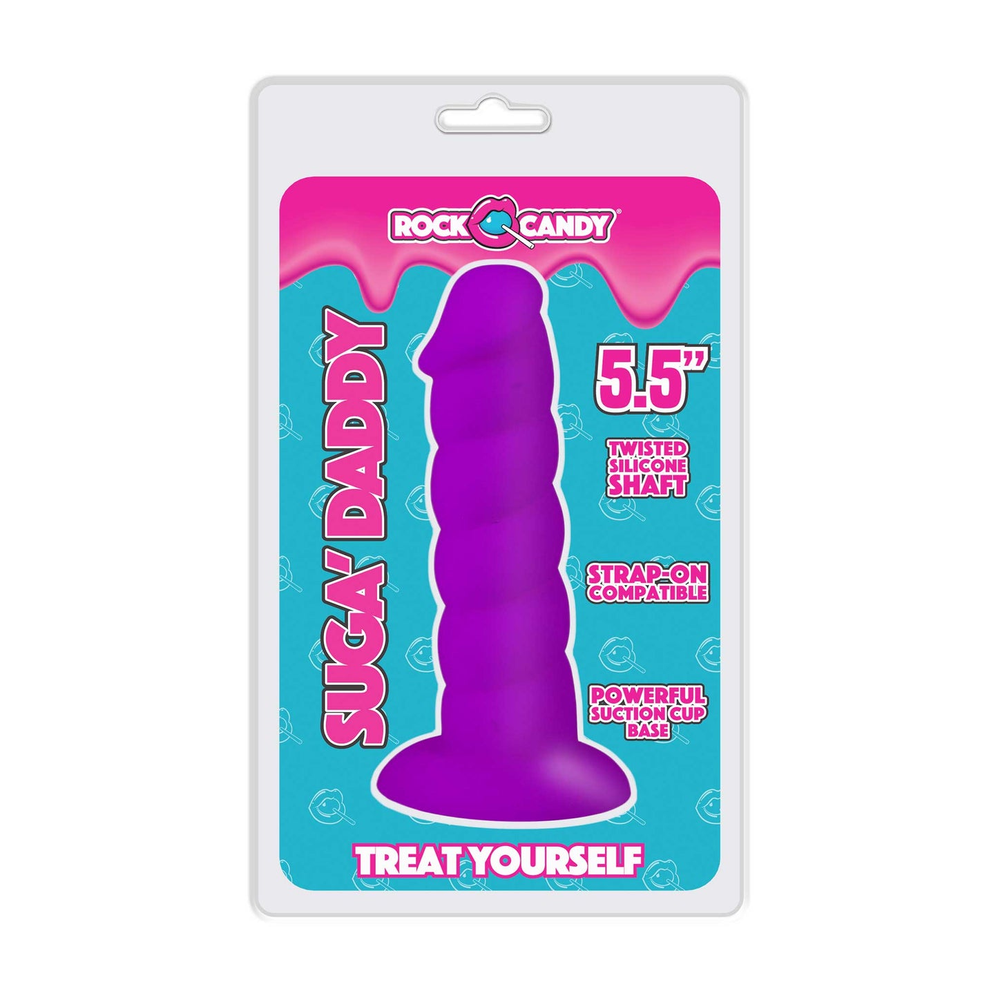 Suga-Daddy 5.5 Inch Dong - Purple - Not Very Vanilla