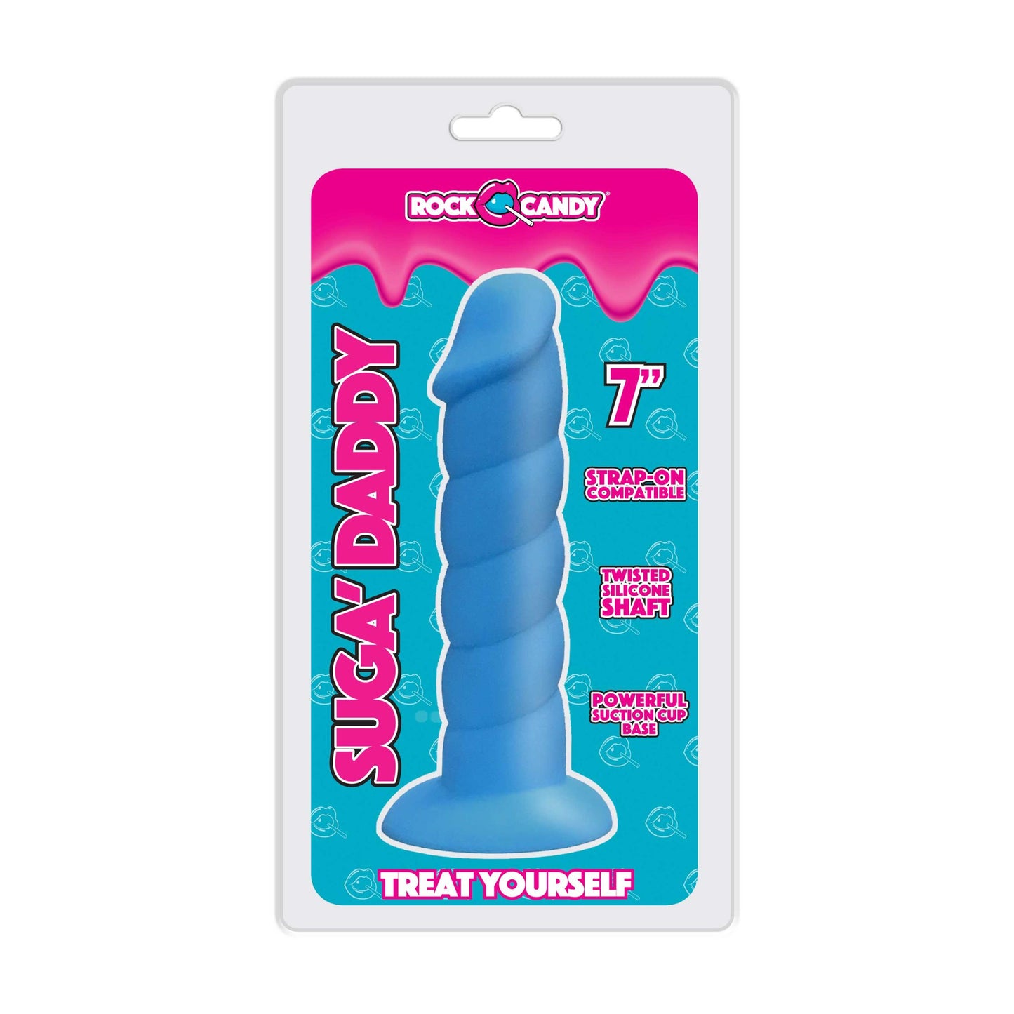 Suga-Daddy 7 Inch Dong - Blue - Not Very Vanilla