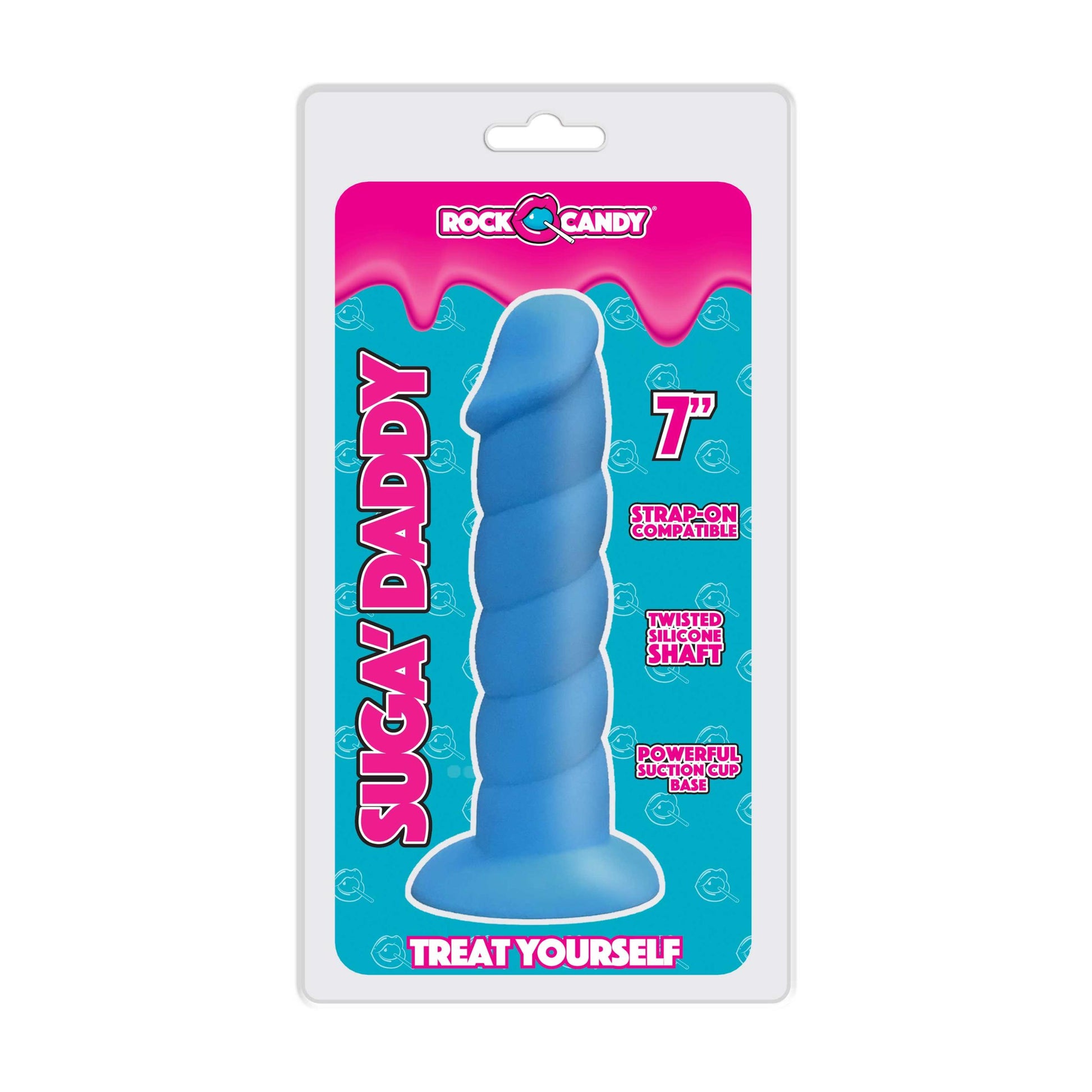 Suga-Daddy 7 Inch Dong - Blue - Not Very Vanilla