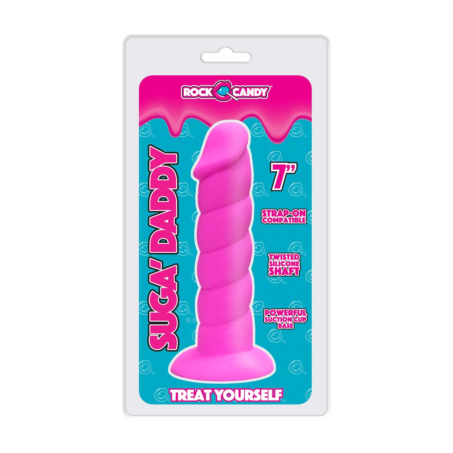 Suga-Daddy 7 Inch Dong - Pink - Not Very Vanilla