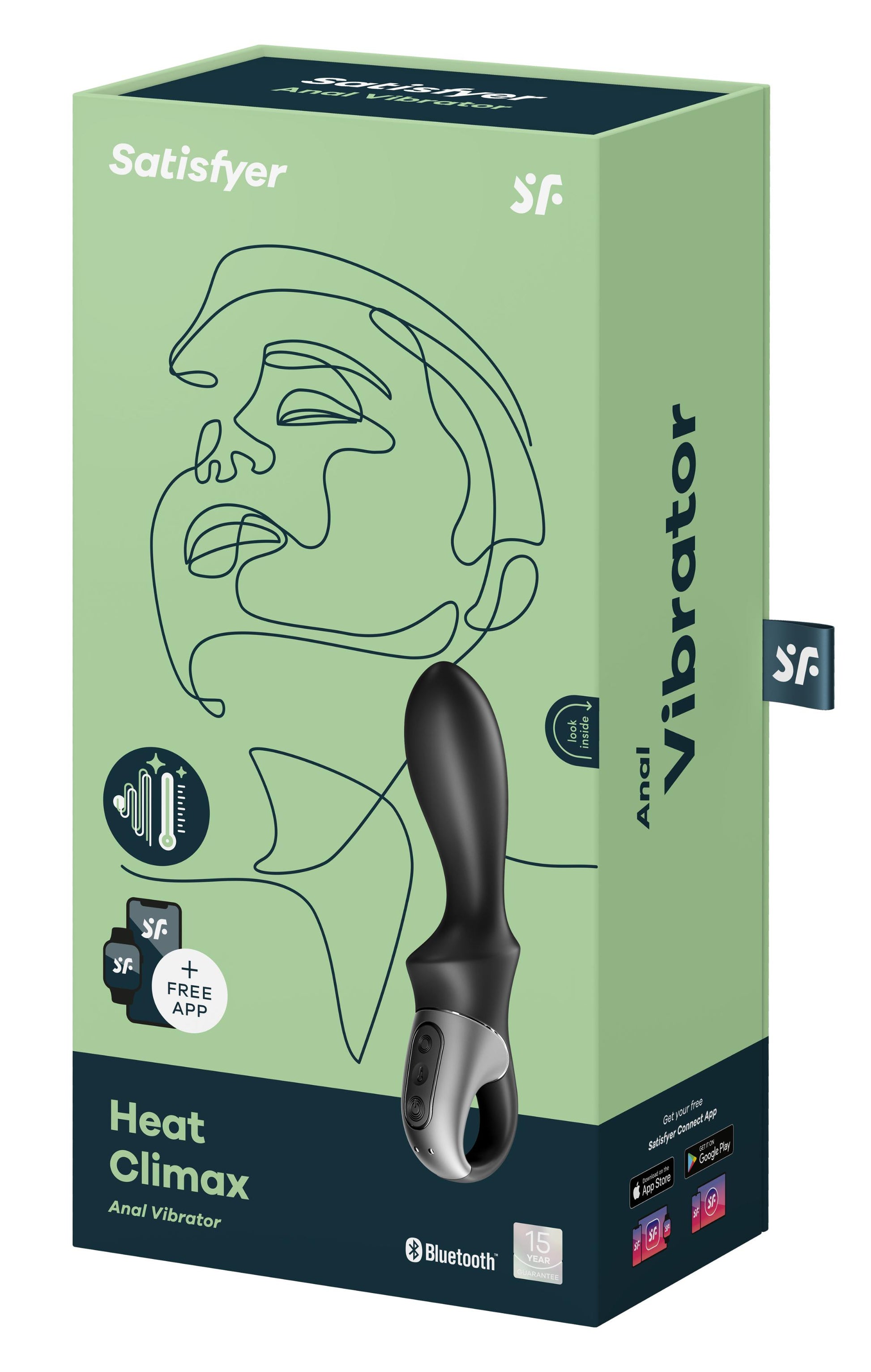 Heat Climax Anal Vibrator - Black - Not Very Vanilla