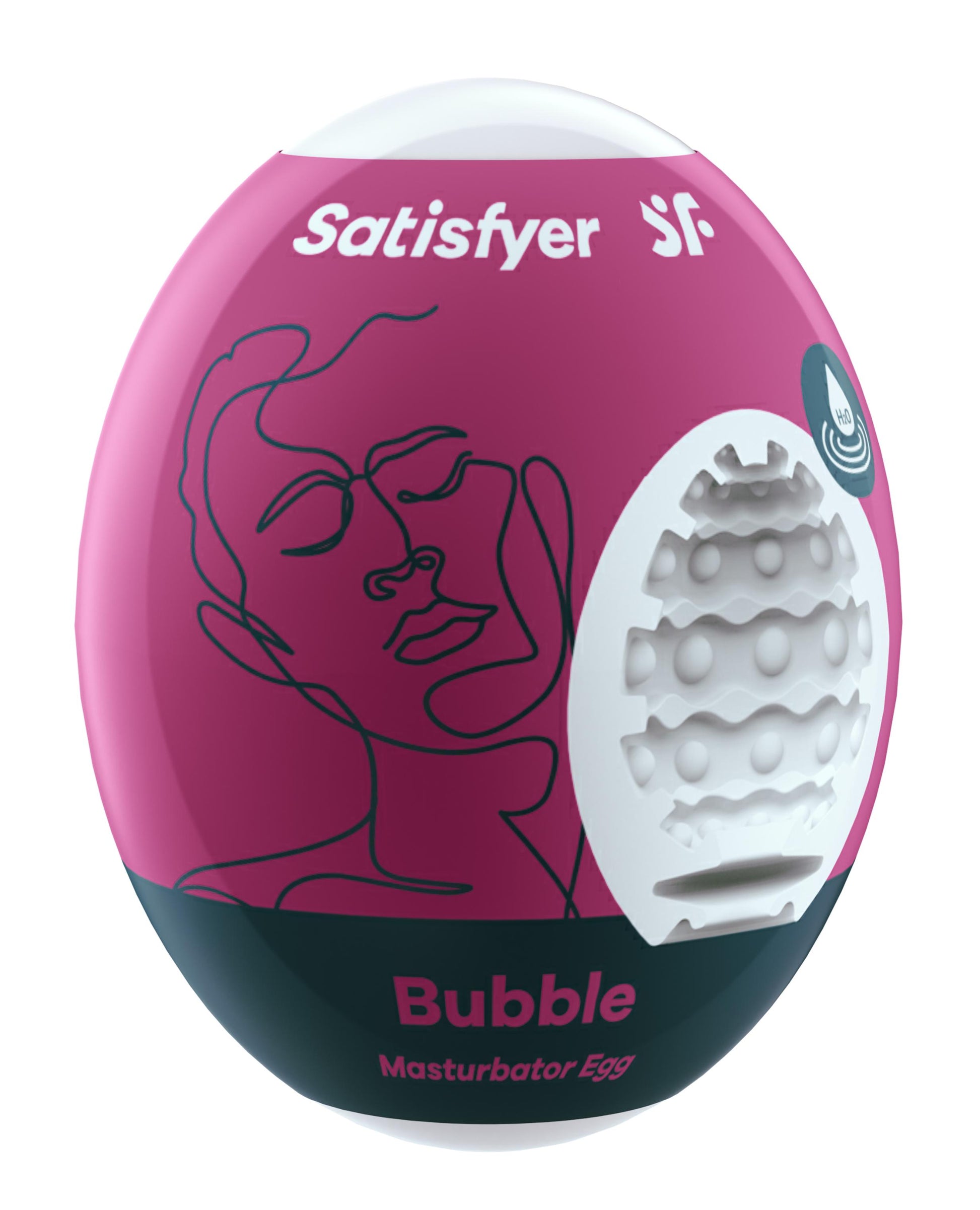 Satisfyer Masturbator Egg - Bubble - Violet - Not Very Vanilla