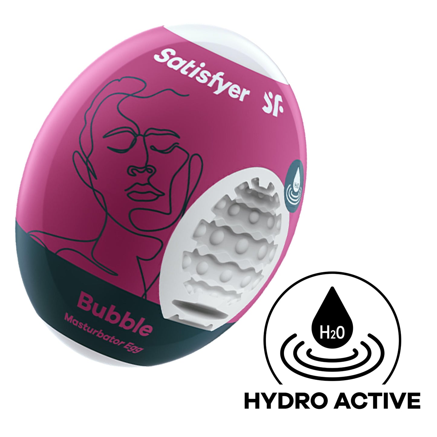 Satisfyer Masturbator Egg - Bubble - Violet - Not Very Vanilla