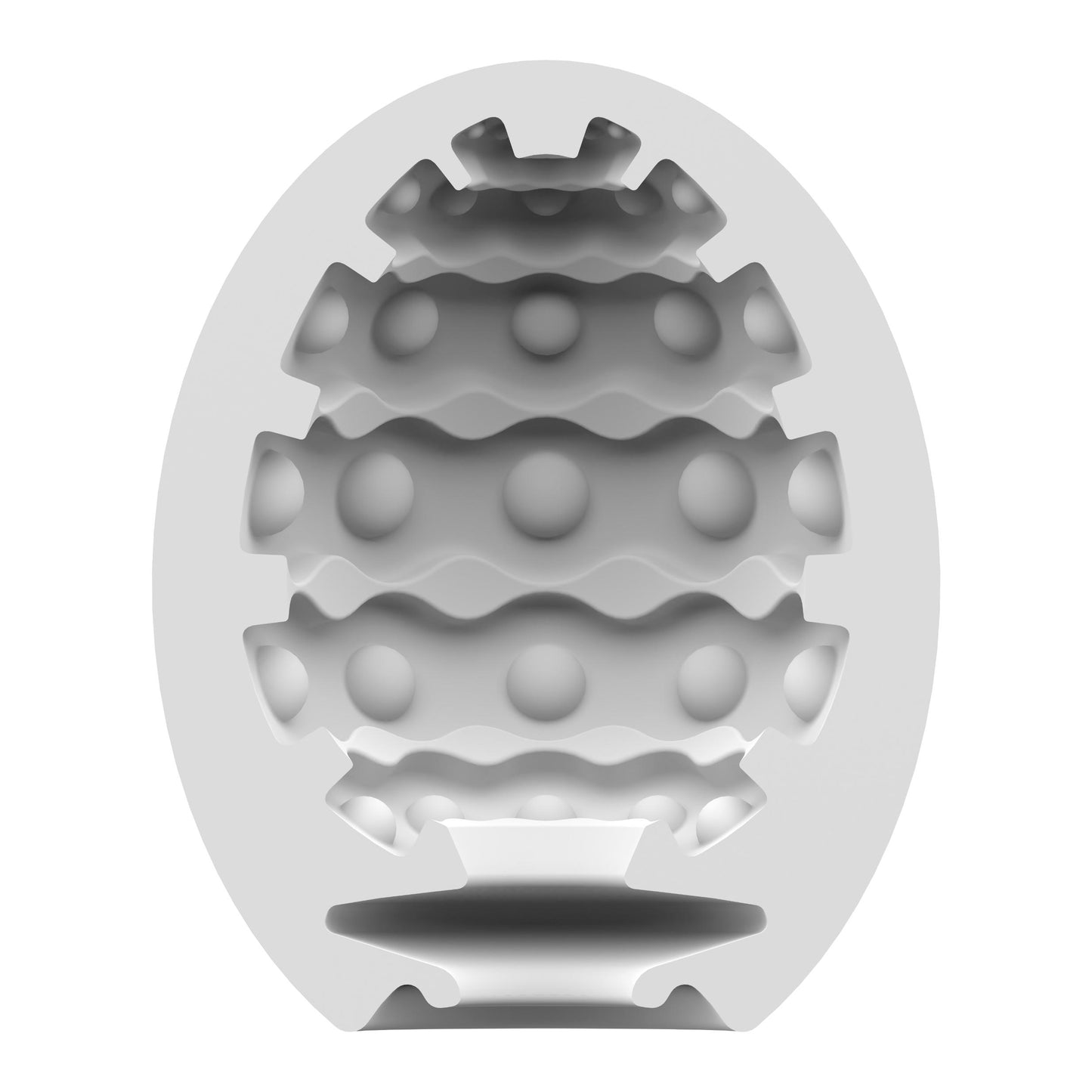 3 Pc Set Masturbator Egg - Bubble - Violet