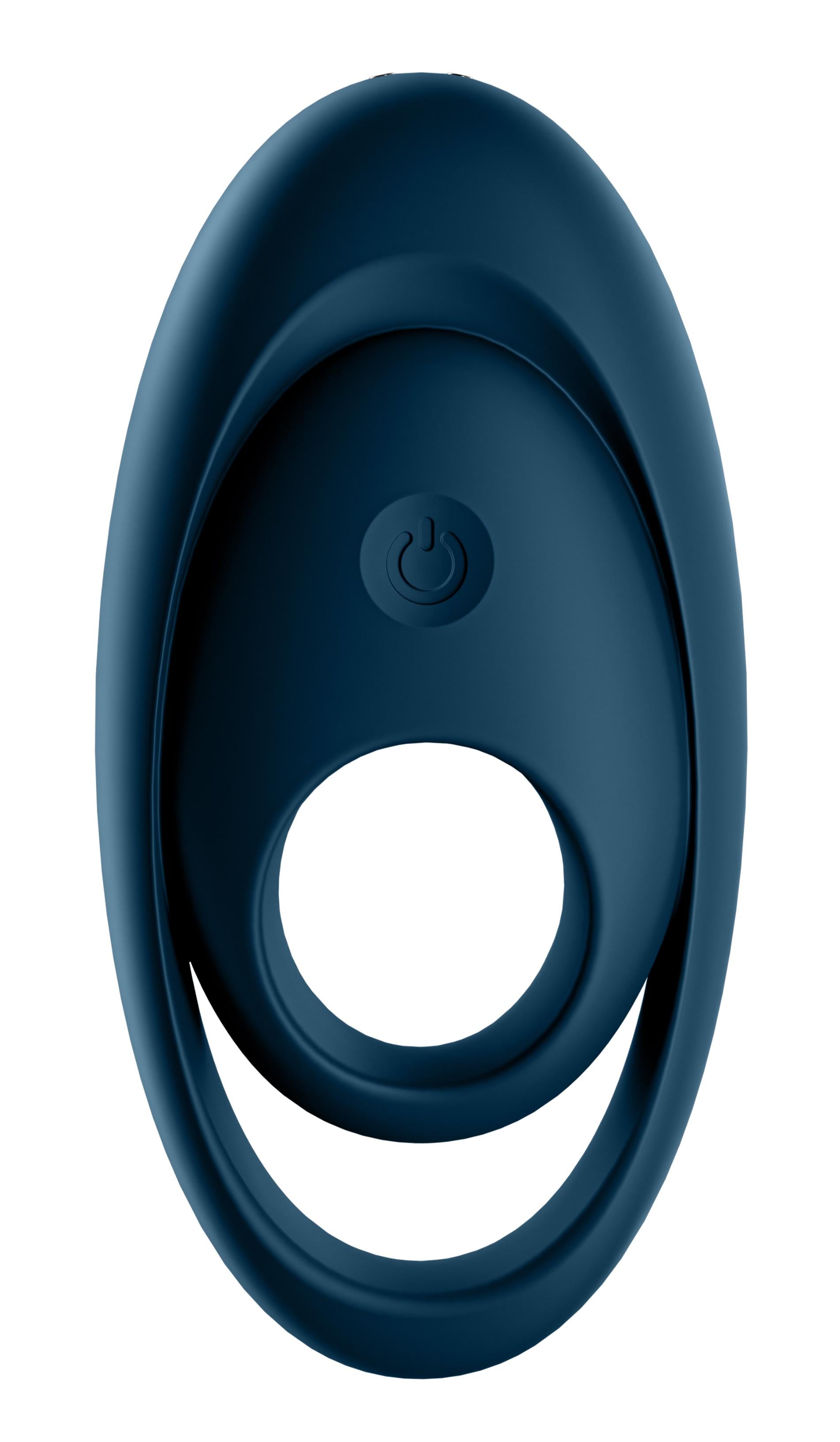 Glorious Duo Ring Vibrator - Dark Blue - Not Very Vanilla