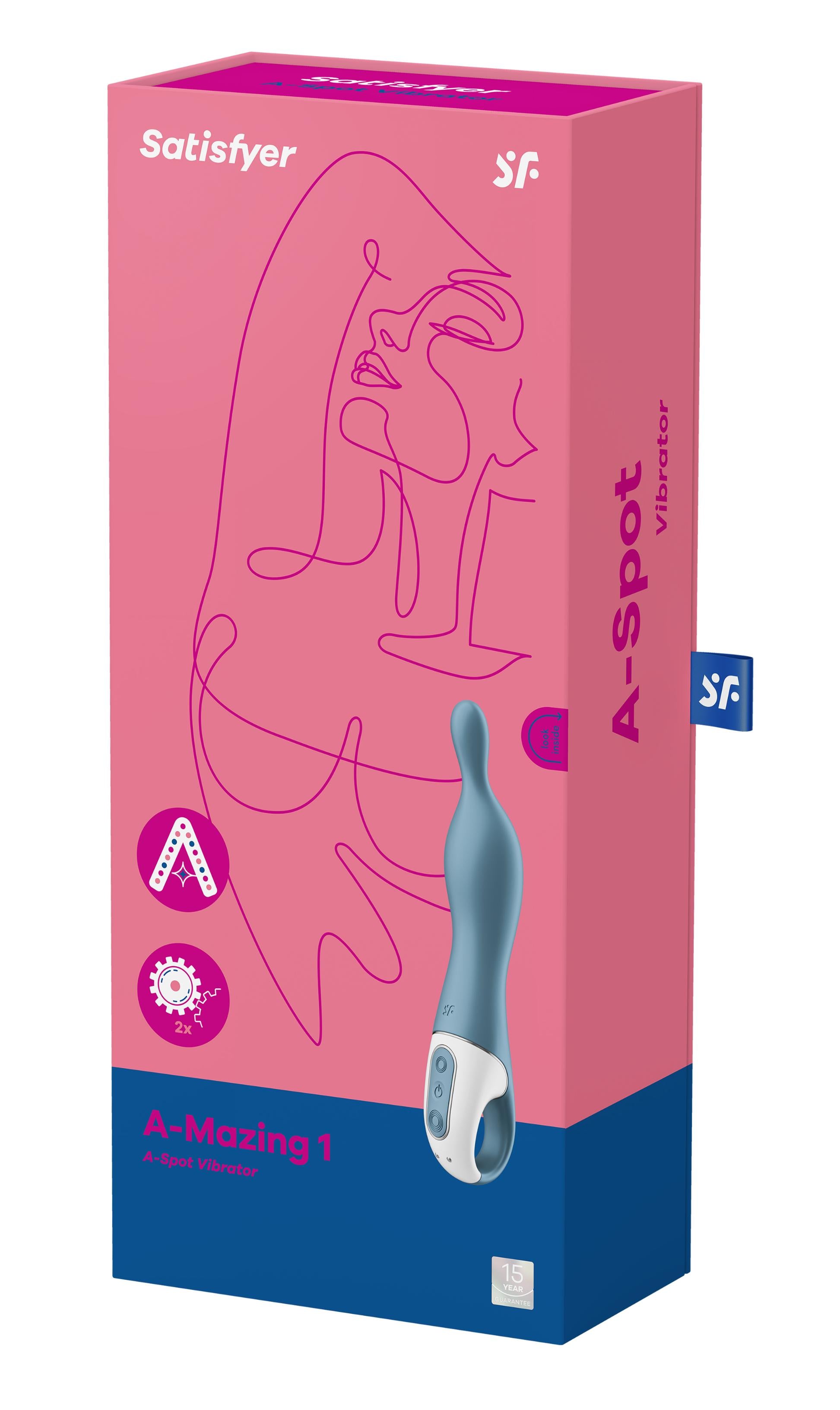 A-Mazing 1 a-Spot Vibrator - Blue - Not Very Vanilla