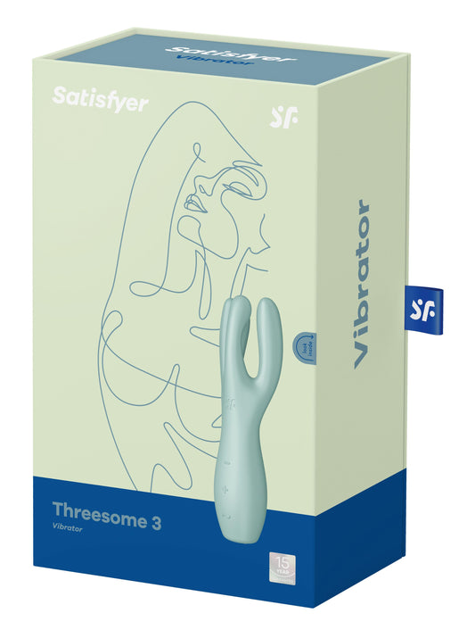 Threesome 3 Vibrator - Mint - Not Very Vanilla