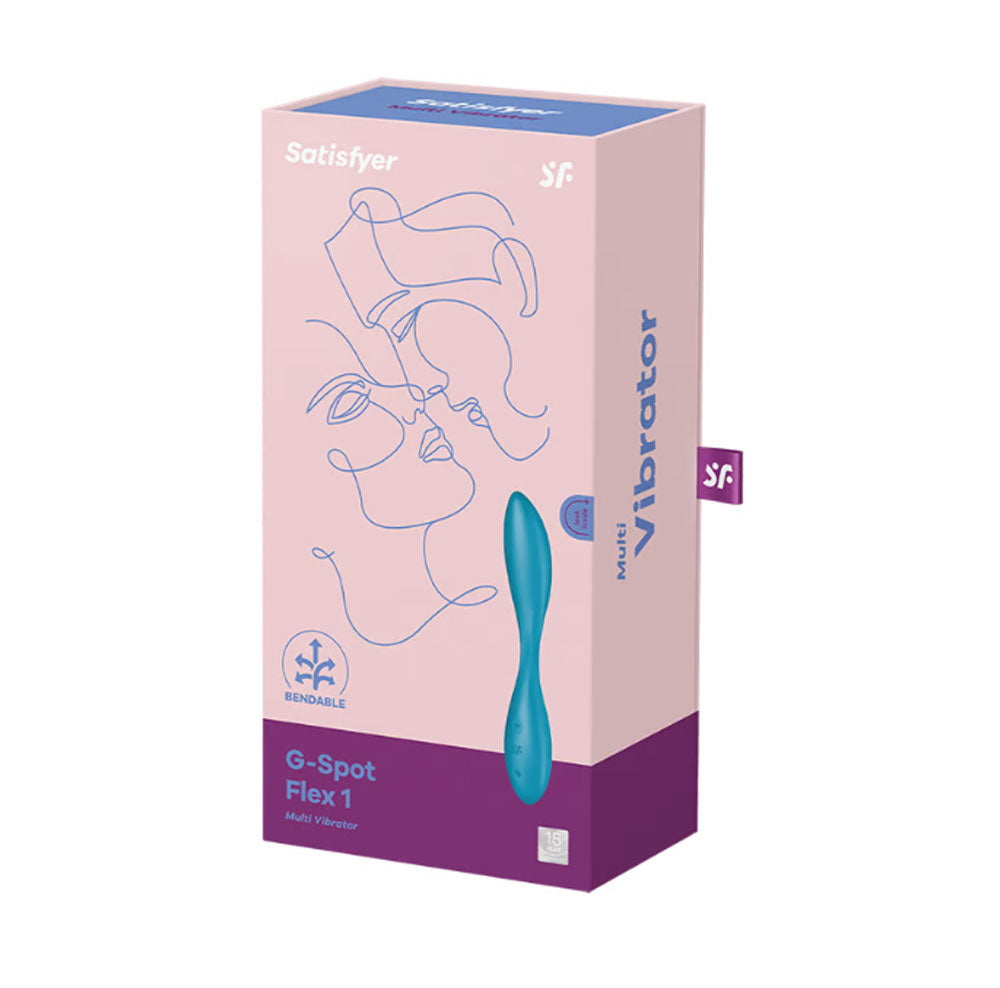 Satisfyer G-Spot Flex 1 - Multi Vibrator - Petrol - Not Very Vanilla