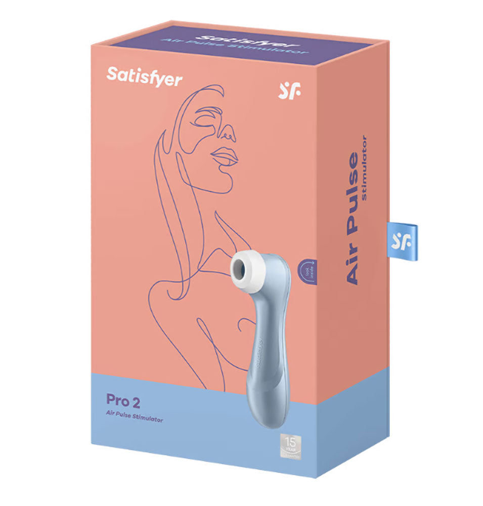 Satisfyer Pro 2 - Air Pulse Stimulator - Blue - Not Very Vanilla