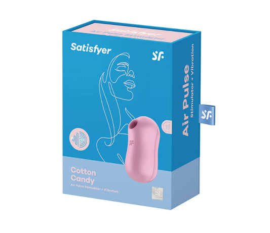 Satisfyer Cotton Candy - Air Pulse Stimulator Plus Vibrator - Lilac - Not Very Vanilla