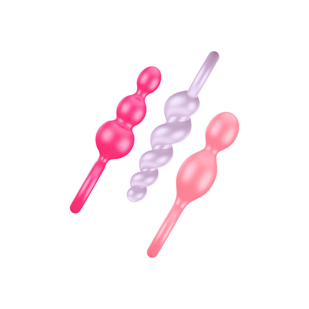 Satisfyer Booty Call 3 Piece Set - Multi Colored - Not Very Vanilla