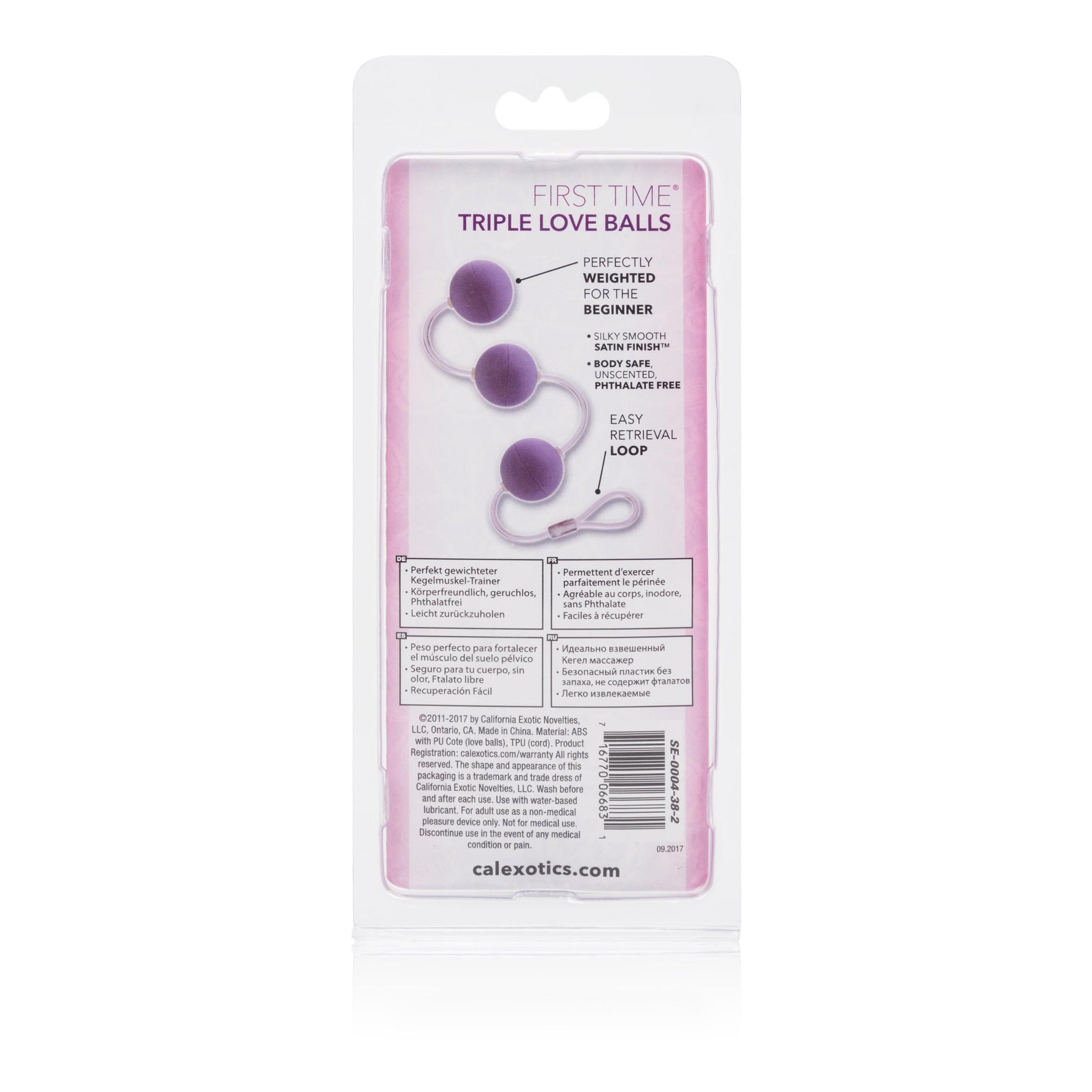 First Time Love Balls Triple Lovers - Purple - Not Very Vanilla