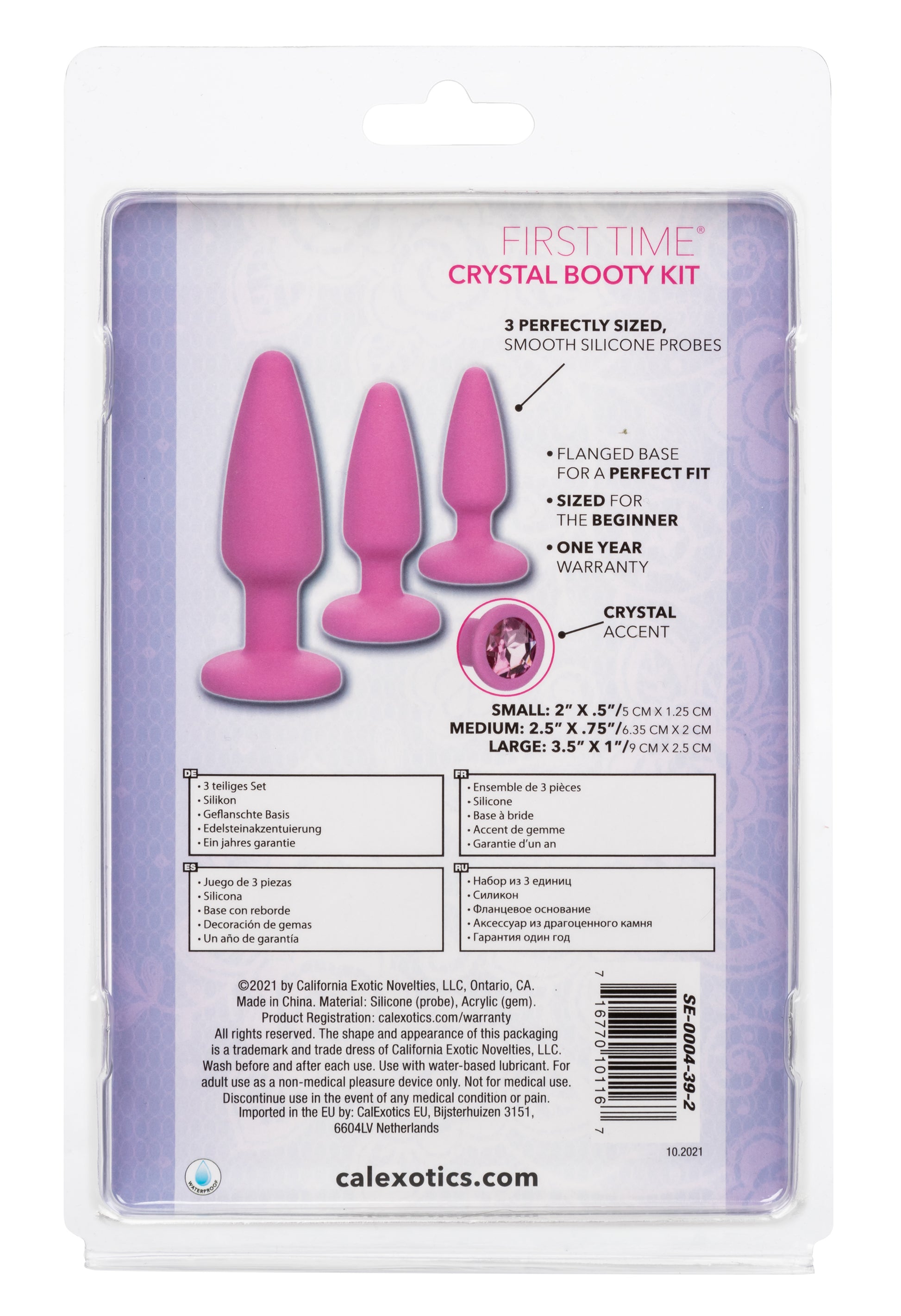 First Time Crystal Booty Kit - Pink - Not Very Vanilla