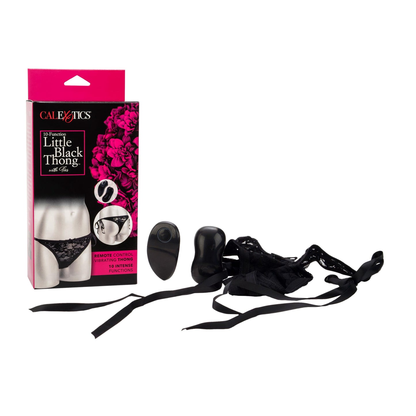 Remote Control 10-Function Little Black Panty - Thong - Not Very Vanilla