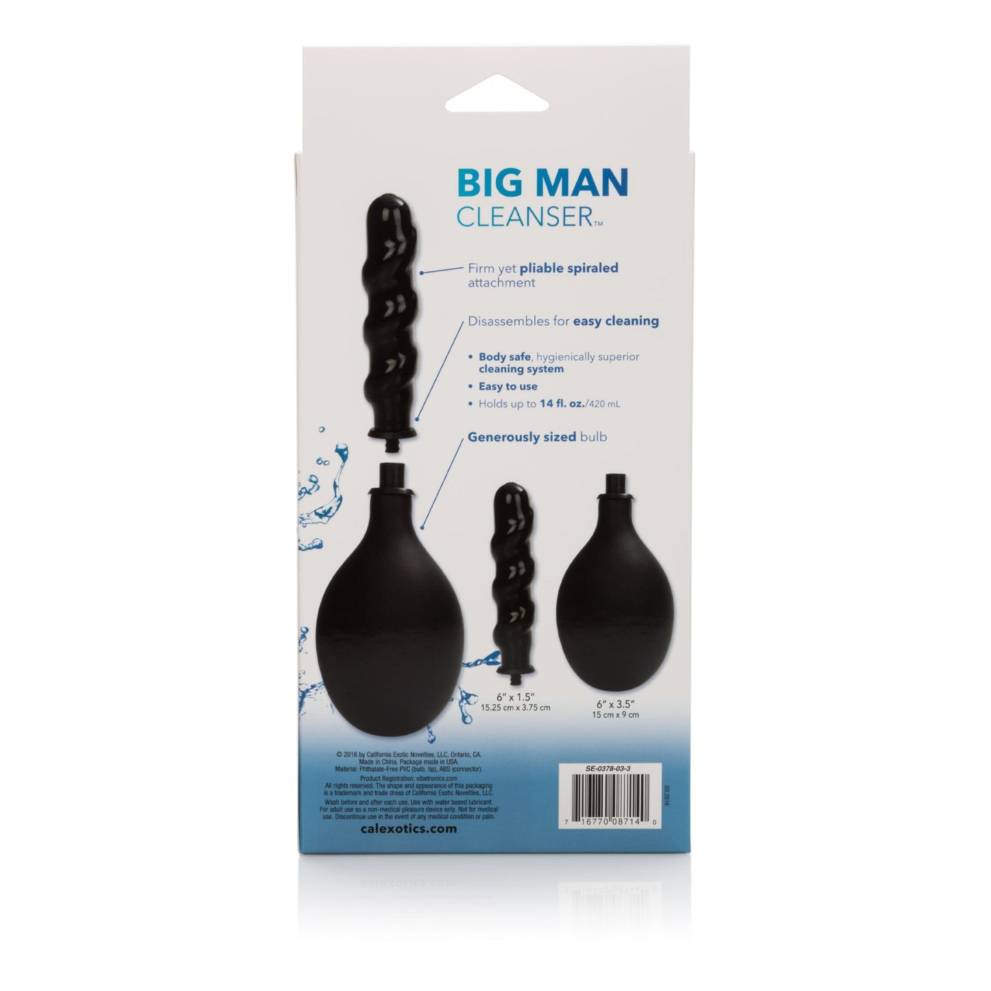 Big Man Cleanser - Black - Not Very Vanilla