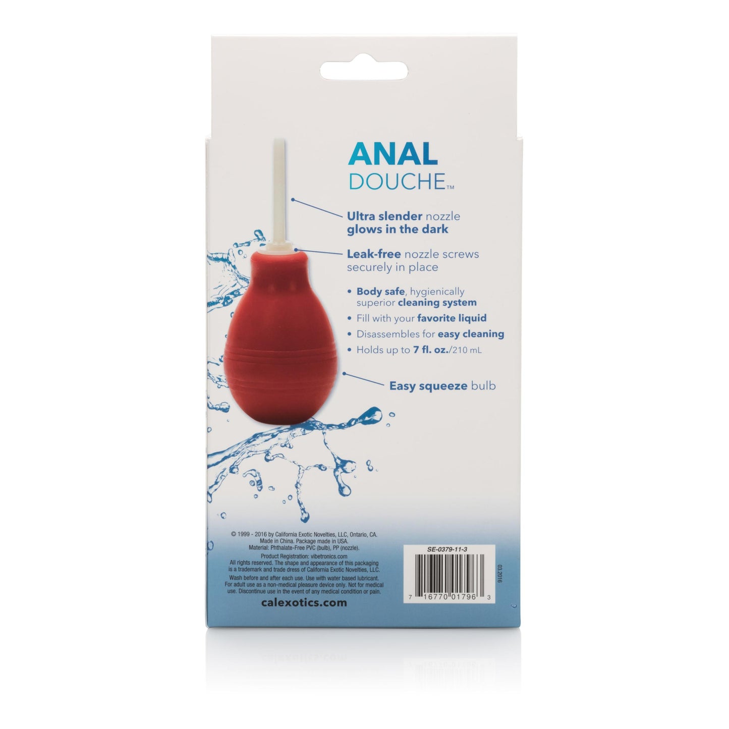 Anal Douche - Red - Not Very Vanilla