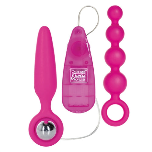 Booty Call Booty Vibro Kits - Pink - Not Very Vanilla