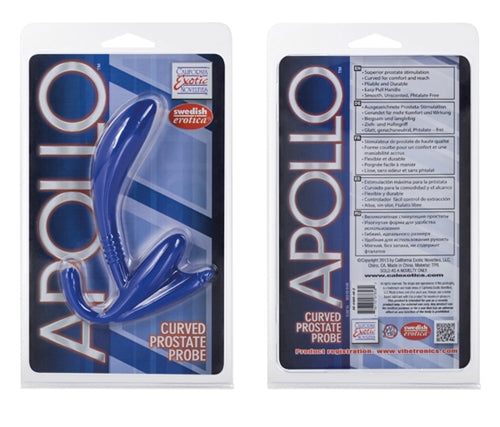 Apollo Curve Prostate Probe - Blue - Not Very Vanilla