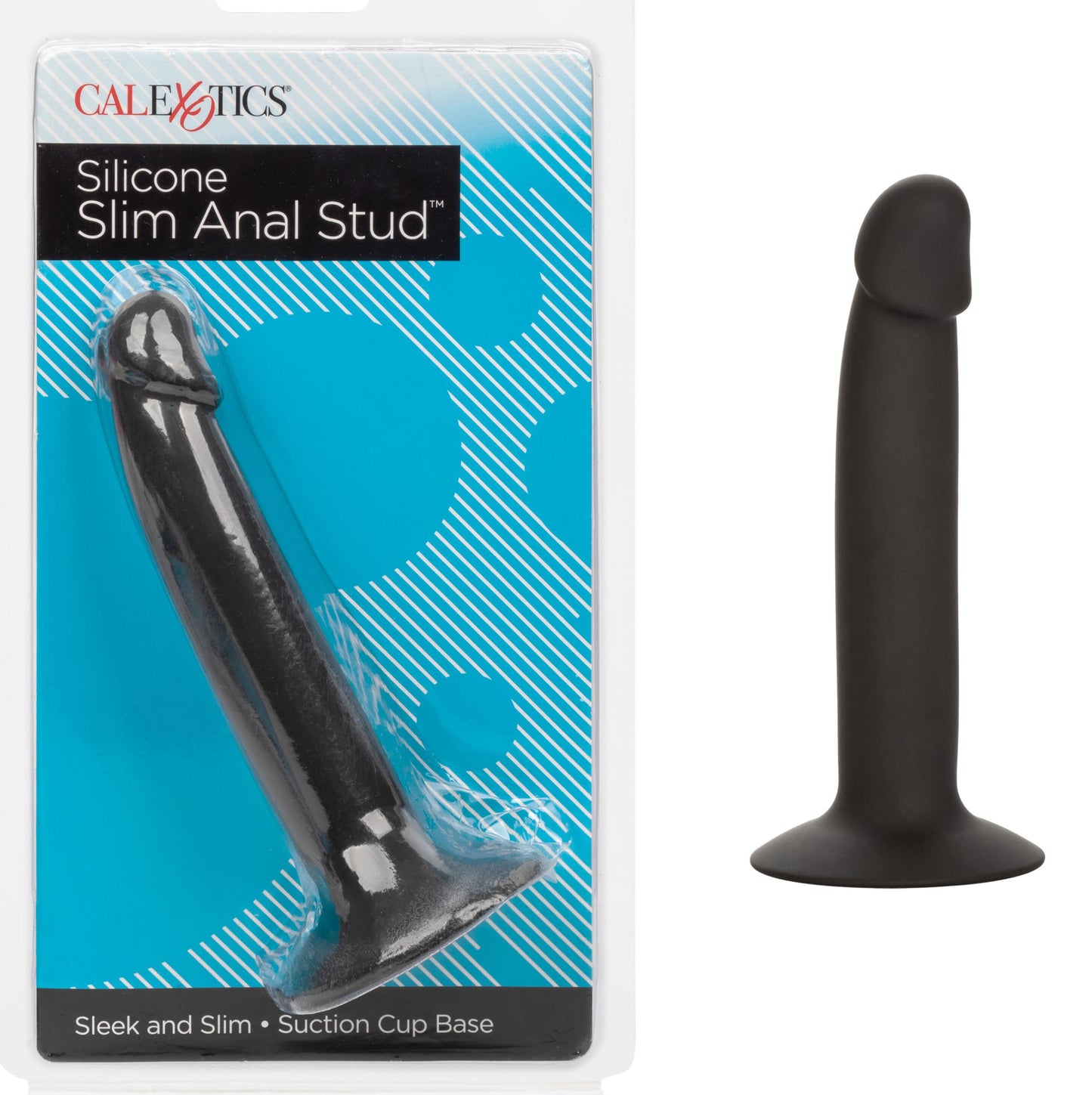 Silicone Slim Anal Stud - Black - Not Very Vanilla