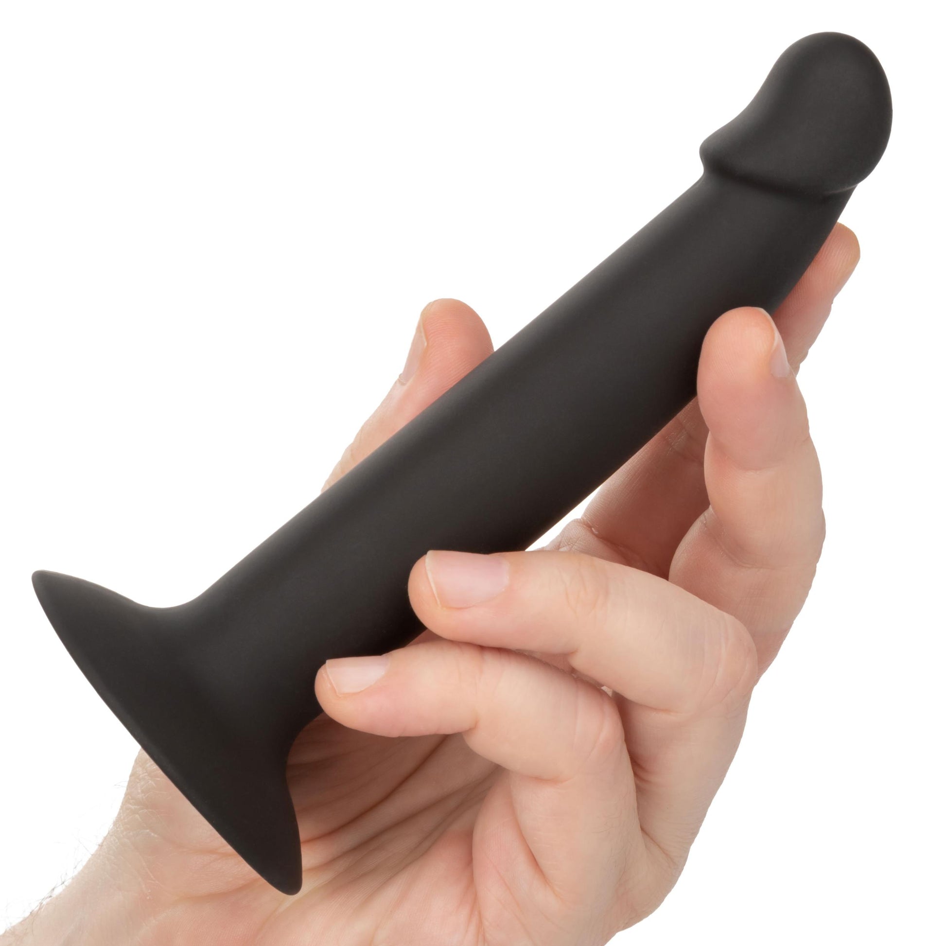 Silicone Slim Anal Stud - Black - Not Very Vanilla