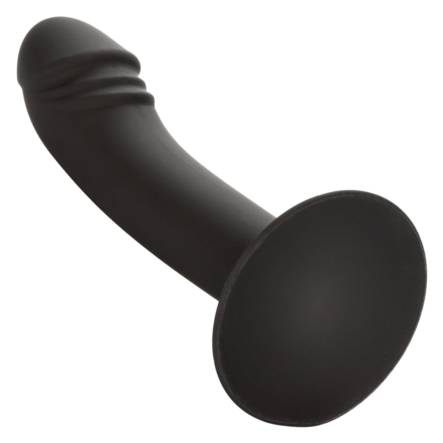 Silicone Curved Anal Stud - Black - Not Very Vanilla