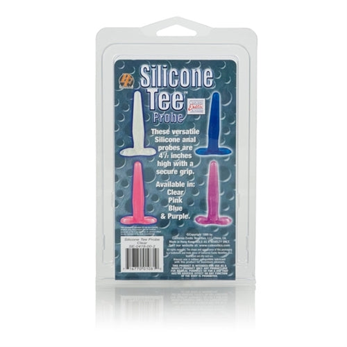 Silicone Tee Probe 4.5 Inches - Clear - Not Very Vanilla