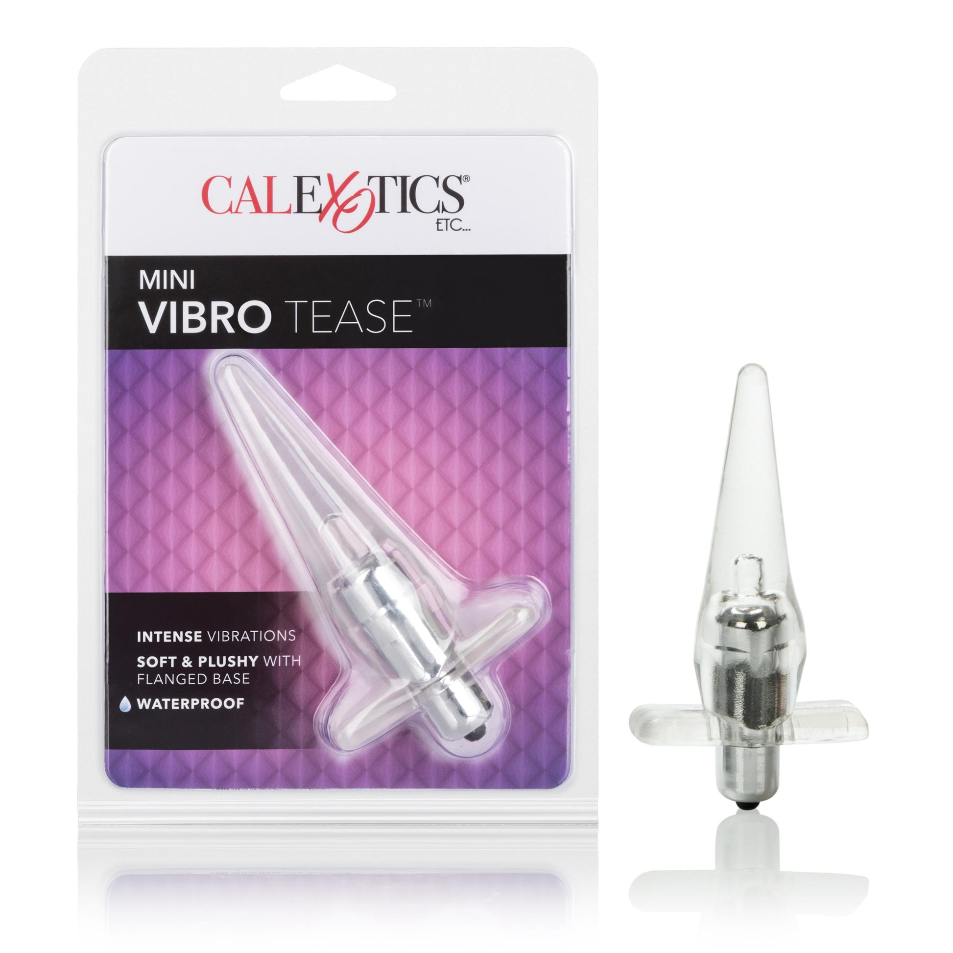 Mini Vibro Tease Slender Probe - Clear - Not Very Vanilla