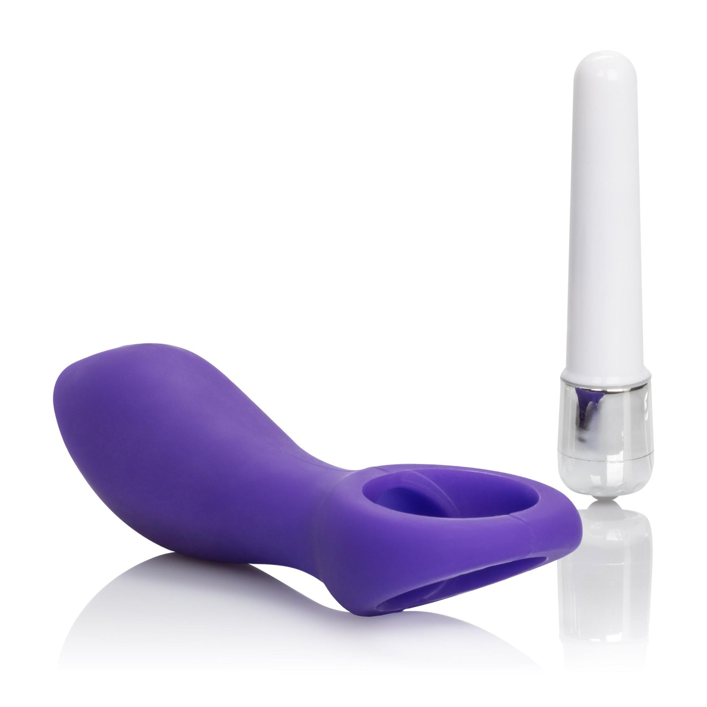 Vibrating Silicone Booty Probe - Not Very Vanilla